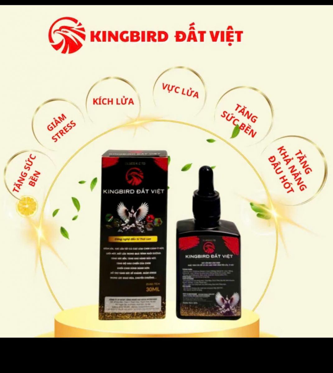 Combo 2 lọ vitamin kích lửa King Bird Đất Việt 